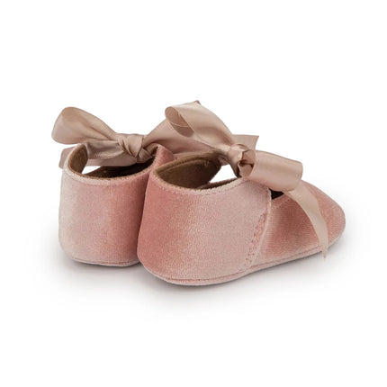 Infant Girl Princess Cute Bow Fringe Shoes Toddler Soft Rubber Sole Anti-Slip Footwear Crib First Walk Shoes 0-18 Months