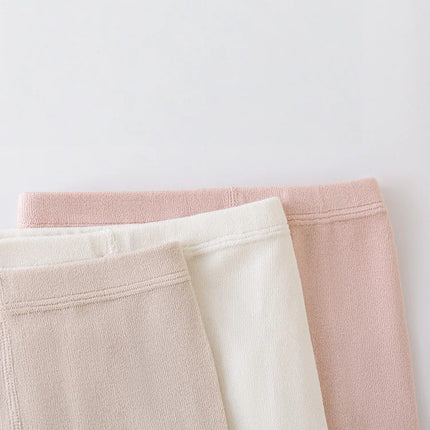 2026 New Spring Autumn 0 - 6Y Baby Girls Tights Solid Color Anti - Slip Sock Bottom Wide Crotch Seamless Leggings