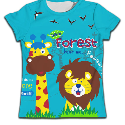New Cartoon T-shirt Kids Boys Children Clothes Girls Cats Graphic T Shirts Boy Baby Summer Top KID Girl Birthday Short Sleeve