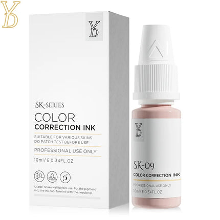 YDPMU 10ML Skin Camouflage Pigment Semi Permanent Makeup Tattoo Ink for Scar Vitiligo Stretch Mark Conceal Restore Skin Tones