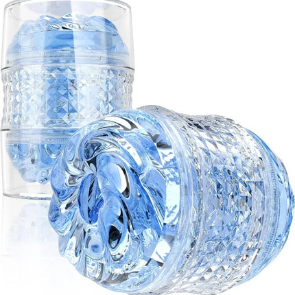 Double headed transparent Masturbation Sex Machines Realistic Vagina Real Pussy Blowjob Erotic Masturbators Cup Sex Toys for Men