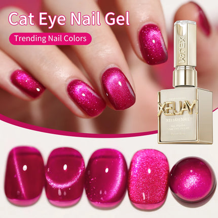 15ML Rainbow Cat Eye Nail Polish Gel Phototherapeutic Gel Soak Off Nail Magnetic Gel Polish Nail Art DlY For Salon At Home