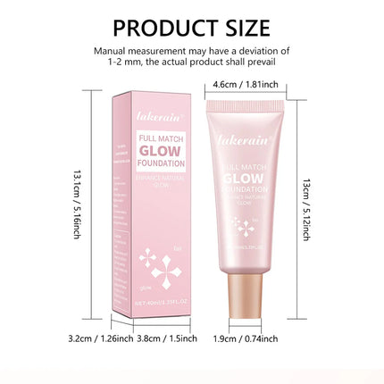 Natural Glow Enhancer Foundation Glowing Moisturizing Lightweight base Multi-purpose Face Body Glitter Cream Bronzer For Paris