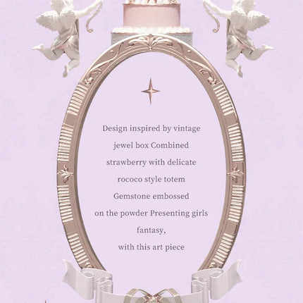 Flower Knows Violet Eye Shadow Strawberry Rococo Series Five-Color Eyeshadow Palette G01 Starmoon Strawberry 0.21OZ./6G