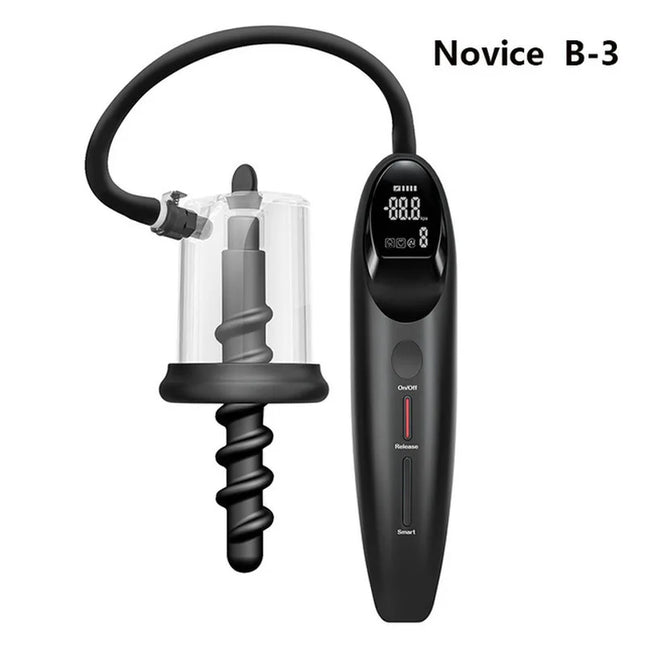 Smart Vacuum Pump Sucking Anal Plug Female Prostate Massage Stimulator Buttplug Male Masturbator Adult Sex Toys For Man Women