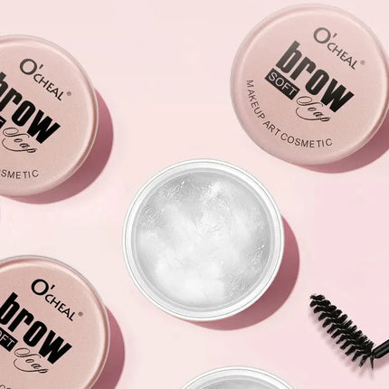 3D Eyebrow Styling Cream Waterproof Quick-drying Make up Eyebrow Sculpt Soap Natural Wild Brows Pomade Setting Gel Wax Wholesale