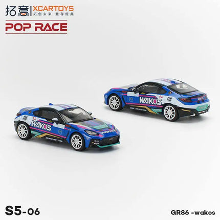 XCARTOYS POP RACE 1/64 Mercedes Lambocini Ramo Yaris Aston Martin Nissan Honda Cars Alloy Toys Diecast Model Kids Toys Boys