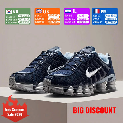 Nike SHOX TL Women's Casual Fashionable Versatile, Trendy Slip-Resistant Durable Running Shoes IH4481-400