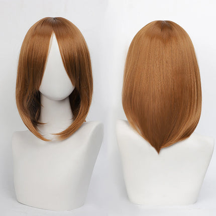 Synthetic Medium Length Cosplay Wig, Adjustable Headband,Multiple colors