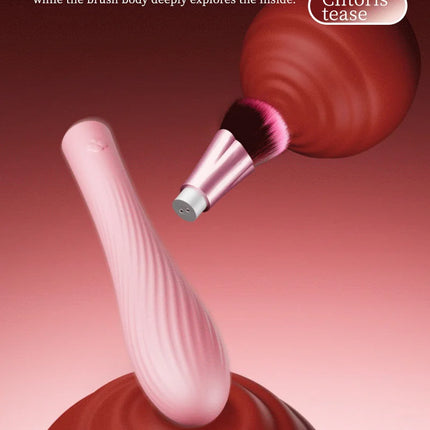 New Upgrade Makeup Brush Vibrator Detachable Brush G-Spot Nipple Clitoral Stimulator Bullet Dildo Vibrators Sex Toys for Woman