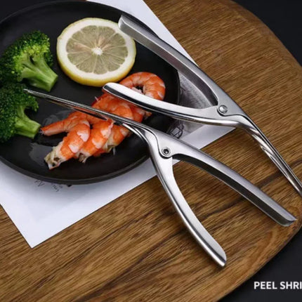 Stainless Steel Shrimp Peeler Prawn Peeler Line Cutter Cleaning Shrimp Line Fishing Lobster Peel Seafood Tool Kitchen Appliance