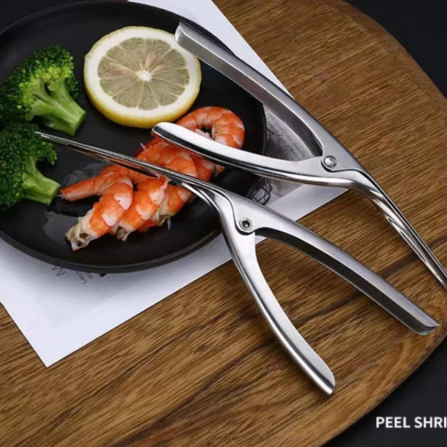 Stainless Steel Shrimp Peeler Prawn Peeler Line Cutter Cleaning Shrimp Line Fishing Lobster Peel Seafood Tool Kitchen Appliance