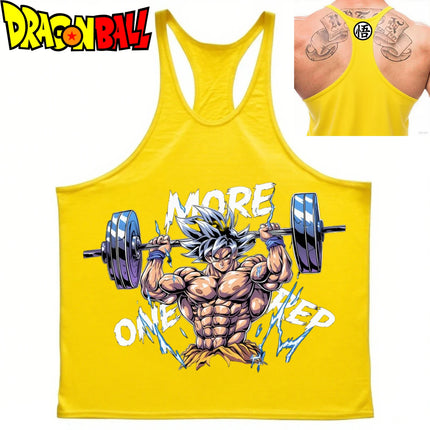 Dragon Ball Goku Men's waistcoat Cotton Vest Japanese Anime Graphic Male GYM Clothing Fitness Muscle Shirt Sleeveless Sweatshirt
