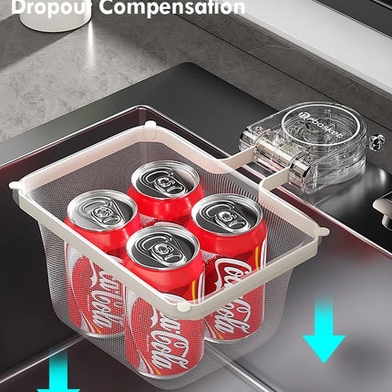 Kitchen Sink Filter Rack Suction Cup Iron Drain Filter Screen Household Strong Load-Bearing Foldable Upright
