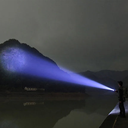 JIASHUAIXIN Aluminum alloy high-performance EDC multi-function flashlight portable dual switch four-bead power display