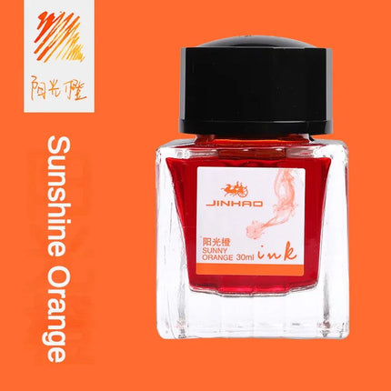 JINHAO 50ml/30ml Various Color Ink Glass Bottled Ink Fountain Pen Ink Refill Cartridge School Writing Office Supplies Stationery