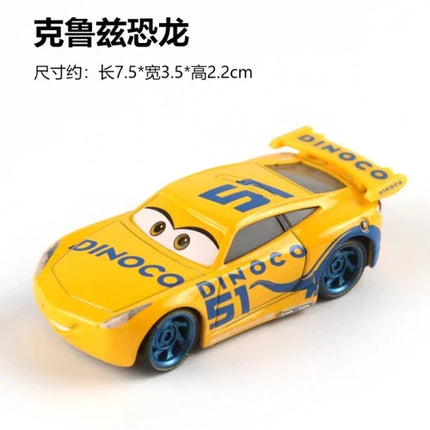 All Style Pixar Cars Metal Diecast Cars Model Lightning McQueen Alloy Car Number 4.19.28.36.51 101 Racing Series Toy