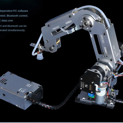 Multi Axis Robotic Arm Industrial Stepping Metal Manipulator For Arduino 2560 Robot DIY Kit with Suction Cup/Stepper Motor Claw