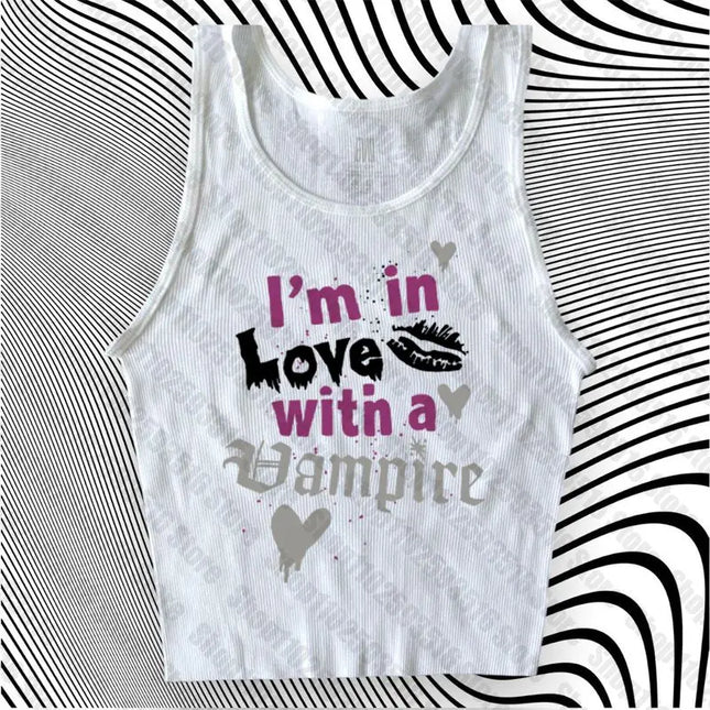 Gothic Clothes for Women Crop Top Woman Female Clothing Trashy Y2k 2000s Tops Harajuku Tanks & Camis Women's Corset Emo Cropped