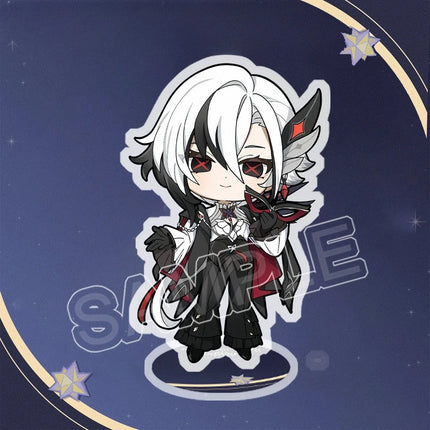 Yuanshen 6.0 Version Characters Acrylic Plaque Standee Figure Arlecchino Tartaglia Wanderer Balladeer Flins Standing Sign Model