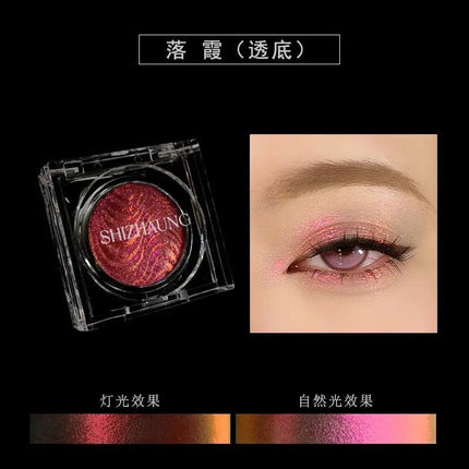 Chameleon Eyeshadow Powder Monochrome Matte Shimmer Metallic Glitter Gothic High Gloss High Colors Fine Flash lasting Eye Makeup