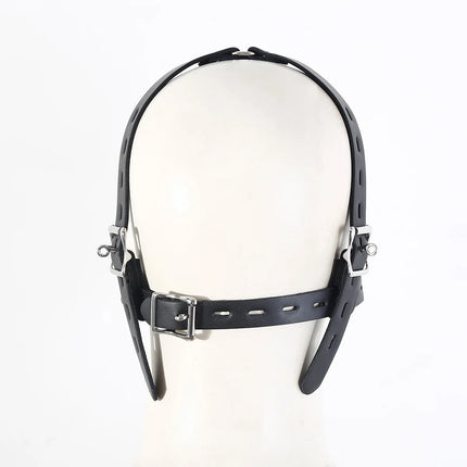 bdsm Sex Metal Integrated Mouth Gag with Adjustable Nose Hook Expansion Plug Sex Toys for Couple SM Games Adult Toys