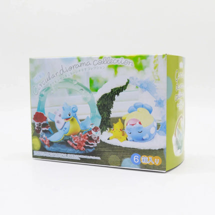 Pokemon Miniature Circular Diorama Collection Blind Box Espeon Umbreon Togekiss Lapras Spheal Ponyta Pikachu Ornaments Toys