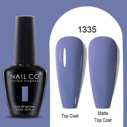 NAILCO Winter Series Color Gel Nail Polish 15ML Semi Permanent Soak Off Gel Varnishes Super Texture Gorgeous Nail Manicure Art