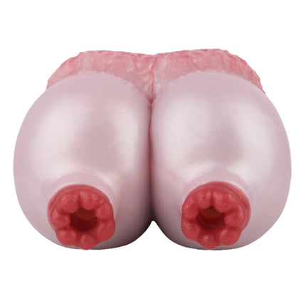 GEEBA Fantasy Breast Design Pocket Pussy Stroker For Men18+ Single Channel Silicone Male Masturbator Realistic Adult Sex Toys