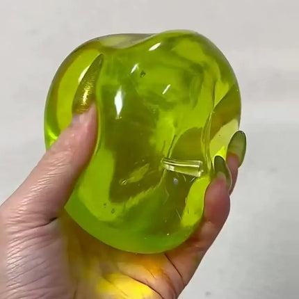 Green Apple Blue Maltose Squishy Toys Anti Stress Sensory Fidgets Toy for ADHD Autism Slow Rebound Squeeze Toy for Adults Kids