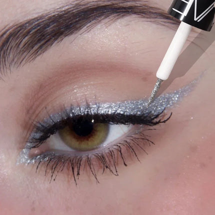 5pc/set Shiny Eye Liners Eyeshadow Waterproof Silver Rose Gold Color Glitter Sequins Eyeliner Eye Shadow Makeup Beauty Cosmetics