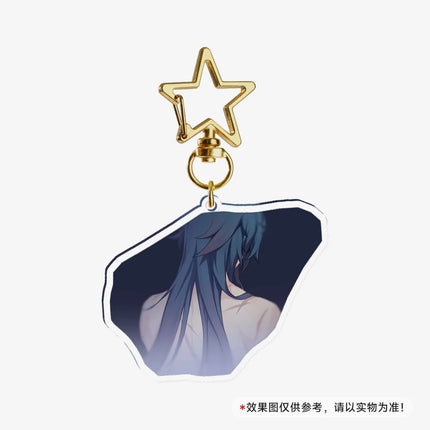 Game Honkai Star Acrylic Keychains Stand Cyrene DanHeng Evernight Cerydra Castorice Phainon Figure Pendant Car Key Chain Gifts