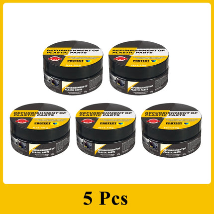 Car Interior Plastic Leather Scratch Repair Paste Automotive Polishing Wax Repair Anti-Aging Paste Tires Seats Steering Wheel