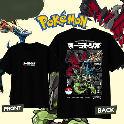 2026 Summer Hot Sale Pokemon Legendary Evolution Cotton T-Shirt, Loose Casual Sport Tee for Adults Kids, Family Matching Tops