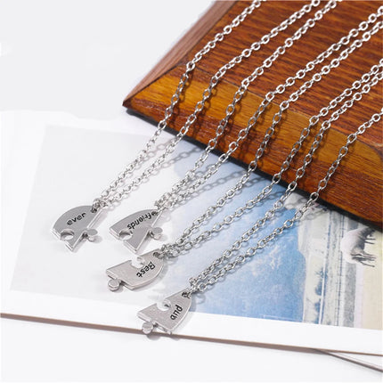 5pcs/Set Best Friend Pendant Necklace Pentagram Friendship Necklace For Women Best Friend Necklace Bff Friendship Jewelry Gif