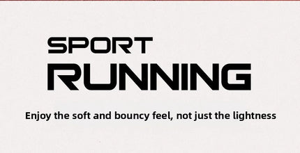 Men's Running Shoes Breathable Lightweight Comfortable Soft Bottom Casual Sports Sneakers Fashionable Shock Absorption