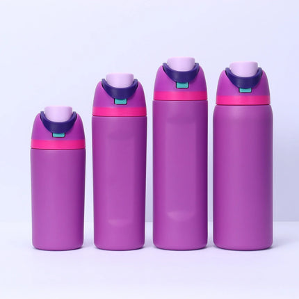Portable Double-Sided Sport Water Fruit Cup Large Capacity Vacuum Insulated Stainless Steel 304 Two-Way Drinking Insulation Cup