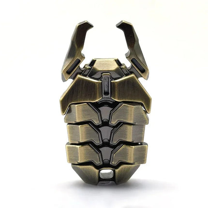 Novelty Beetle Shaped Magnetic Push Card Fidget Toy Rotating Top Compression Stress Relief Office ADHD Toy Gift