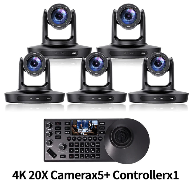 PTZ Camera 4K 20X Zoom Video Conference Camera Kit Church Meeting live broadcast PTZ camera Controller for Video Conferencing