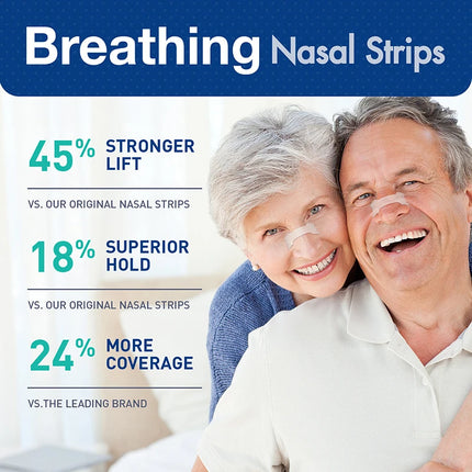 30/60/90PCS Breathing Nose Strips Extra Strength Sport Nasal Strip Better Sleep Non-Invasive Anti Snoring Strips for Adult Child