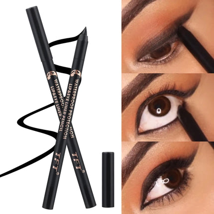 Black Brown Eyeliner Waterproof Quick Drying Eyeliner Gel Pen Lasting Smooth Concealer Pencil Not Blooming Eye Makeup Cosmetics