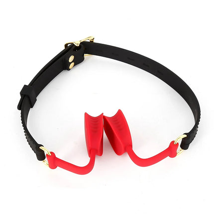 Female Blowjob Toy Sex Slave Rubber Lips O Ring Open Mouth Gag Oral Fetish Bdsm Bondage Restraints Erotic Sexual Toys Adult Game
