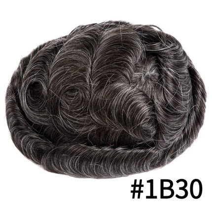 Australia Toupee Men Lace PU Base Wig For Men Male Hair Prosthesis Breathable Man Wig Capillary Prosthesis Replacement System
