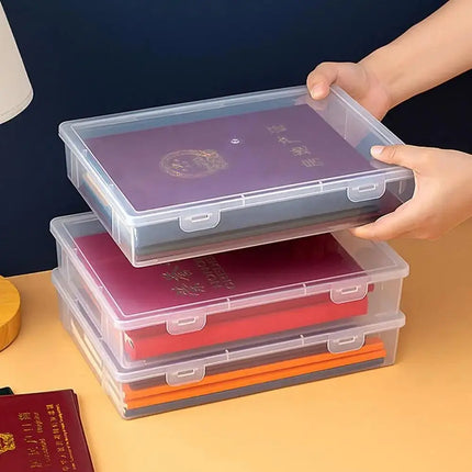 Transparent Storage Box A4-A5 / Boîte Rangement Transparente