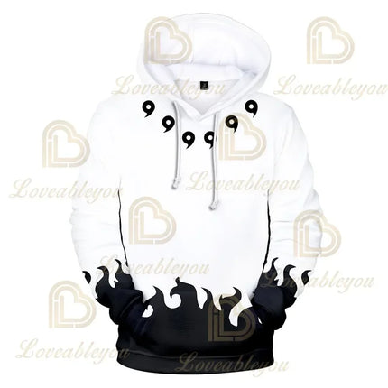 3D Kids Naruto Print Hoodie Kakashi Hatake Sasuke Hooded Pullover Cosplay Harajuku Casual Tracksuit Cool Autumn Hoodie Tops