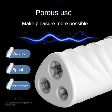 3 Hole Design Male Masturbator Cup Soft Pussy Sex Toys Adult Endurance Exercise Sex Products Vacuum Pocket Cup for Men