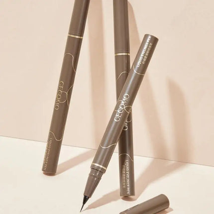 Liquid Eyeliner 0.01mm Super Slim Waterproof Silkworm Eyeliner Quick-drying Sweatproof Long Lasting No Smudging Eye Makeup