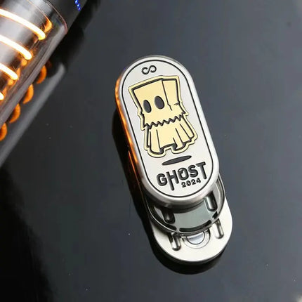 Ghost EDC Stress Relief Slider Daily-Carry Triple-Layer Magnetic Mechanical Stress Toy ADHD Anxiety Relief Toy  Adults Gifts