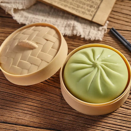 Dumpling Stress Balls Fidget Sensory Toy Simulation Food with Little Steamer Squeeze Dough Ball Stress Relief Hand Toy 1pcs 2026