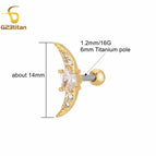 Gold 4 / 8mm Titanium Pole